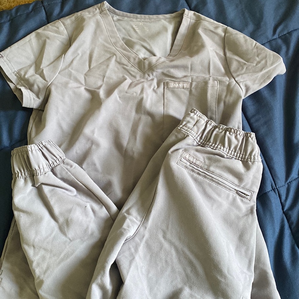 Gray Scrub Set